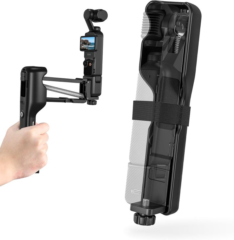 STARTRC OSMO Pocket 3 مثبت يدوي، مقبض حامل مضاد للاهتزاز بزاوية صغيرة، حقيبة تخزين واقية لملحقات DJI Osmo Pocket 3 لمبدعي الفيديو والتصوير المباشر - Image 1